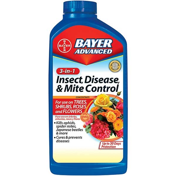 Bayer Advanced 3 In 1 Insect Disease And Mite Control 32 Oz Adrian Mi Barrett’s Showplace