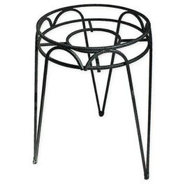 Hampton Wrought Iron Plant Stand, 15-In.