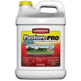 Pasture Pro Plus One-Step Weed & Feed, 15-0-0 Formula, Covers 15,000 Sq. Ft., 2.5-Gallon Concentrate