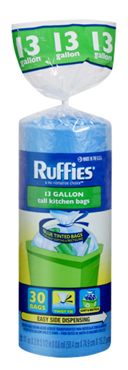 Ruffies Sort & Recycle Bags 39 Gallon (39 Gallon)