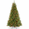 Artificial North Valley Spruce Tree, Green, 550 Multi-Color Lights, 7.5-Ft.