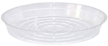 CLEAR VINYL  SAUCER  8 INCH