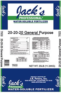 JR Peters 20-20-20 General Purpose Fertilizer (25 lbs)