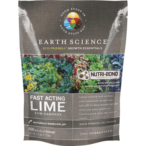 Earth Science Fast Acting 2.5 Lb. 500 Sq. Ft. Coverage Lime