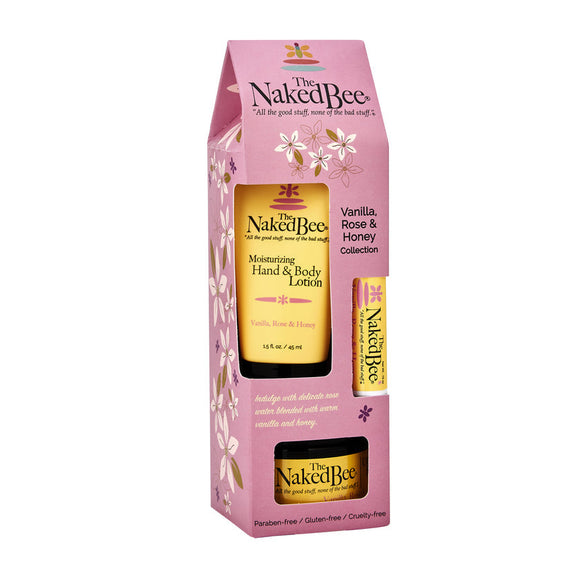 The Naked Bee Vanilla, Rose & Honey Gift Collection (1 Ct.)