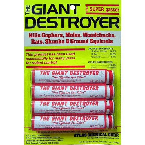 ATLAS GIANT DESTROYER MOLE SMOKE KILLER (0.5 lbs)