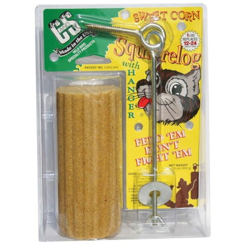 C&S Sweet Corn Squirrelog® with Hanger (16 oz)