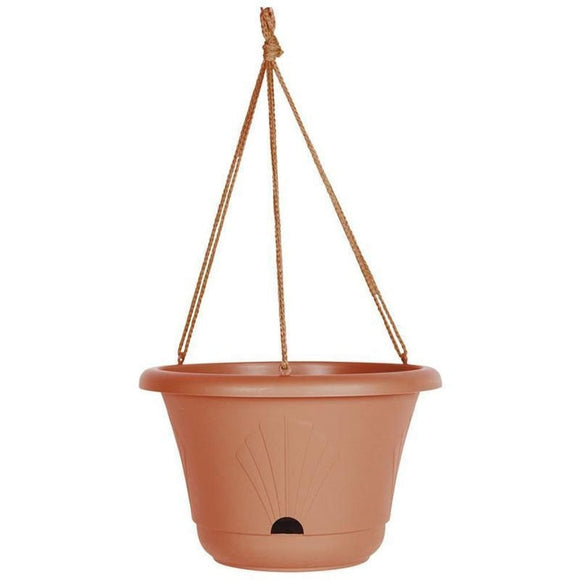 LUCCA HANGING BASKET (13 INCH, TERRACOTTA)