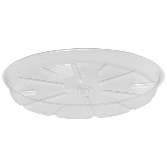 PLASTIC SAUCER (14 INCH, CLEAR)