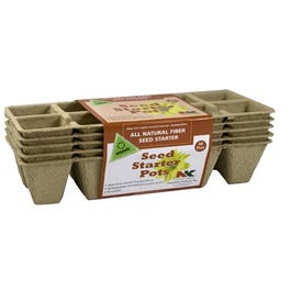 10-Pot Square Peat Fiber Strip